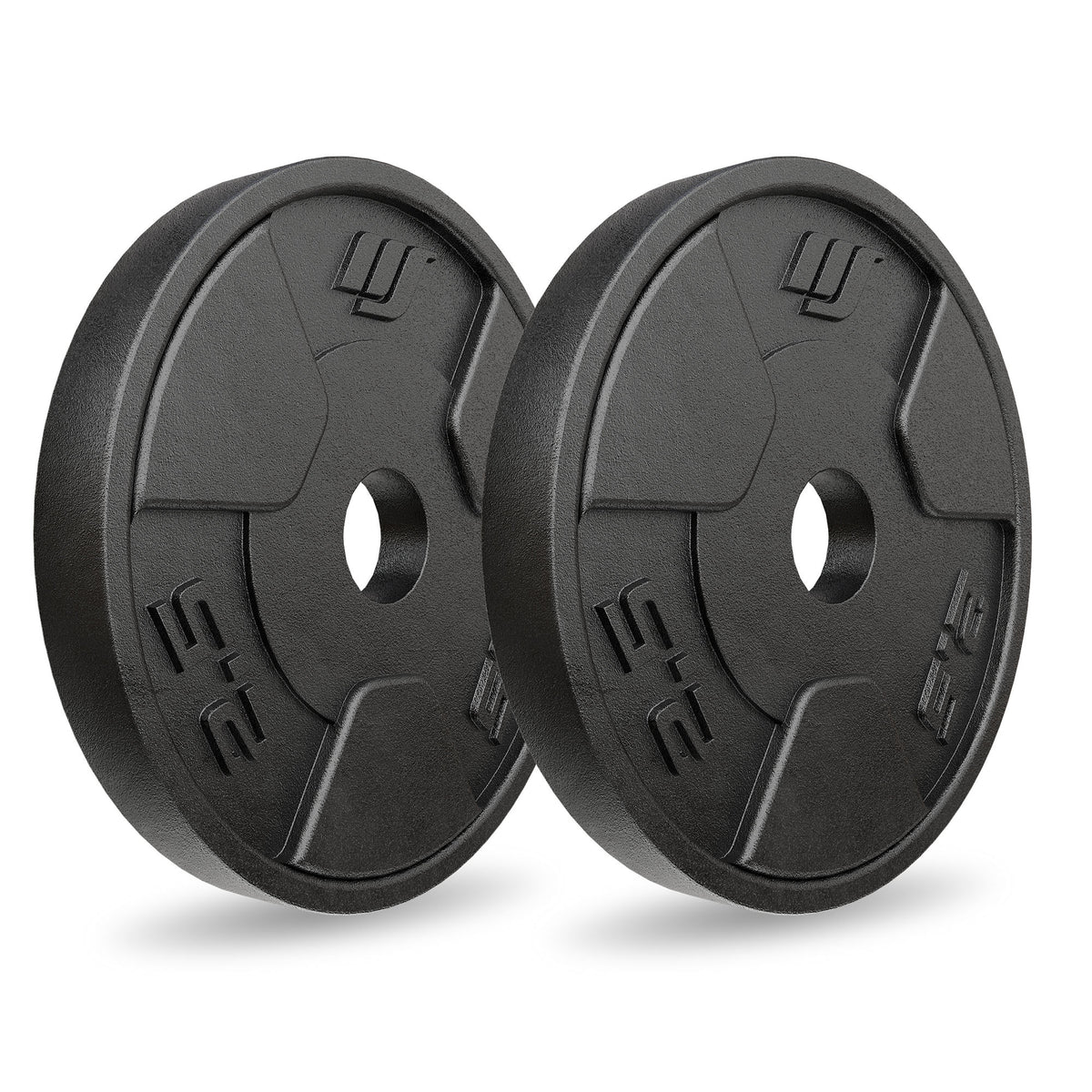 Čuguna svaru disku komplekts Marbo Sport, 2 × 2,5 kg, 31 mm