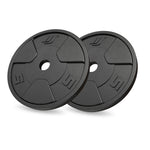 Čuguna svaru disku komplekts Marbo Sport 2 × 5 kg, 31 mm