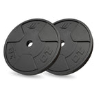 Čuguna svaru disku komplekts Marbo Sport, 2 × 10 kg, 31 mm