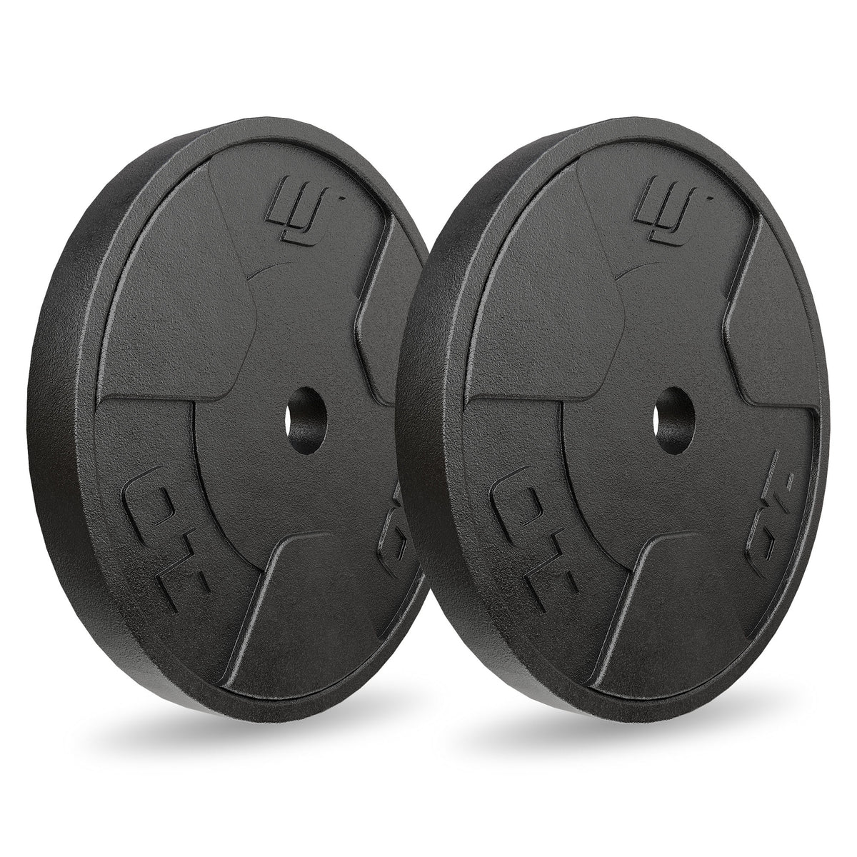 Čuguna svaru disku komplekts Marbo Sport, 2 × 10 kg, 31 mm