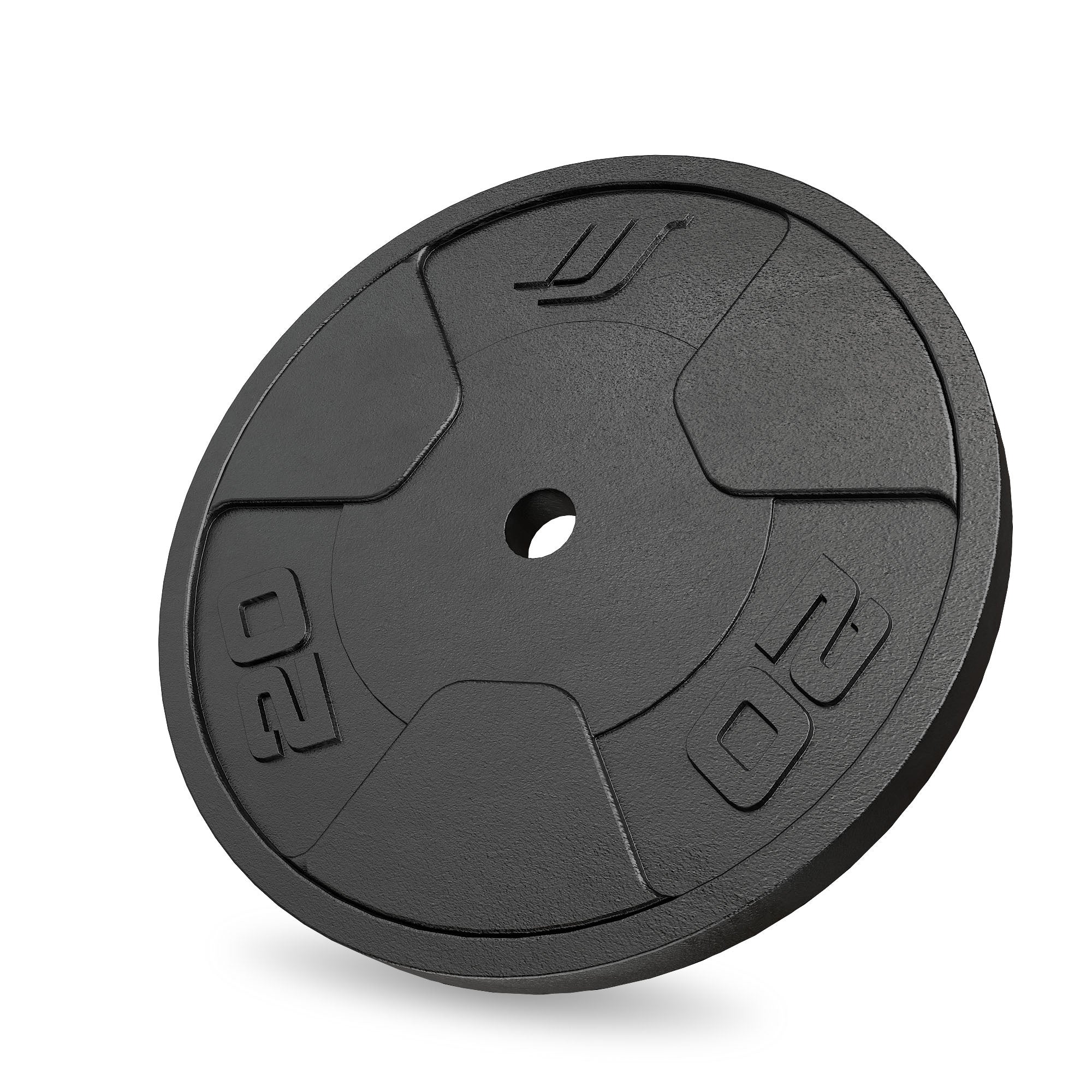 Čuguna svaru disks Marbo Sport, 20 kg, Ø 36 cm, atvere 31 mm
