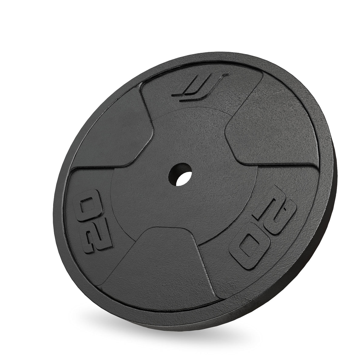 Čuguna svaru disks Marbo Sport, 20 kg, Ø 36 cm, atvere 31 mm