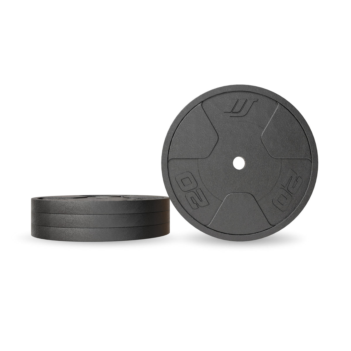 Čuguna svaru disks Marbo Sport, 20 kg, Ø 36 cm, atvere 31 mm