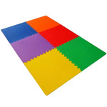 TATAMIX fitnesa tatami EK10C, 61 × 61 × 1 cm — 6 gab. komplekts