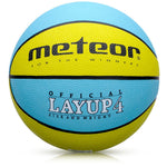 Basketbola bumba Meteor Layup 4 yellow / blue