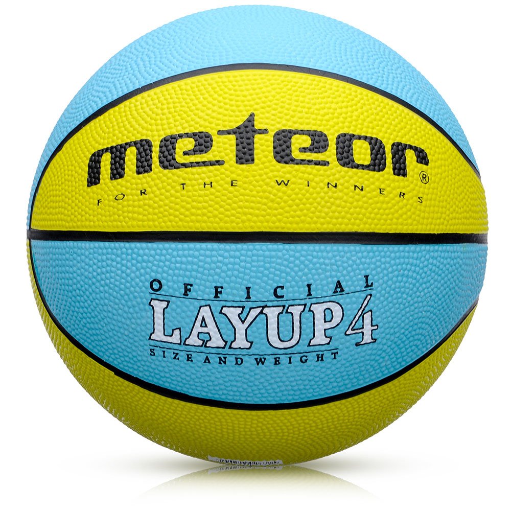 Basketbola bumba Meteor Layup 4 yellow / blue