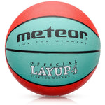 Basketbola bumba Meteor Layup 4 red / green