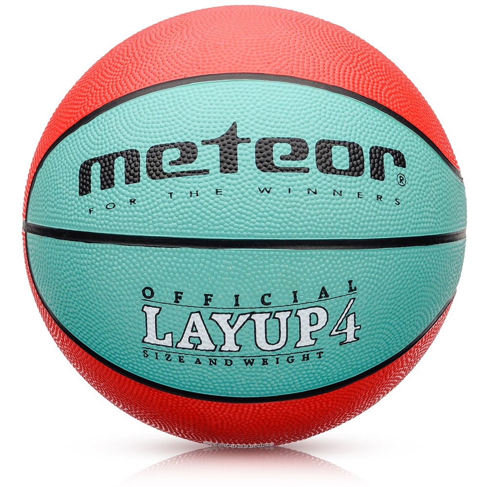 Basketbola bumba Meteor Layup 4 red / green