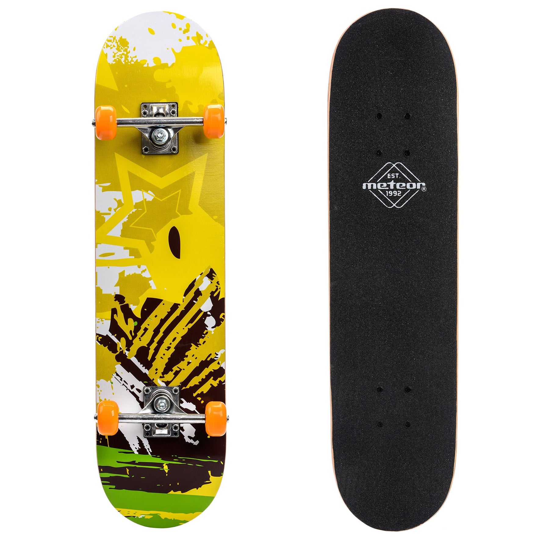 Skrituļdēlis METEOR WOODEN YELLOW