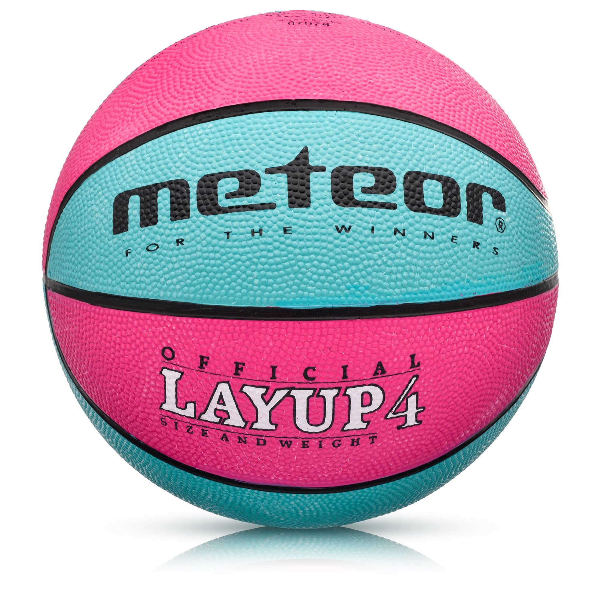 Basketbola bumba Meteor Layup 4 pink / blue