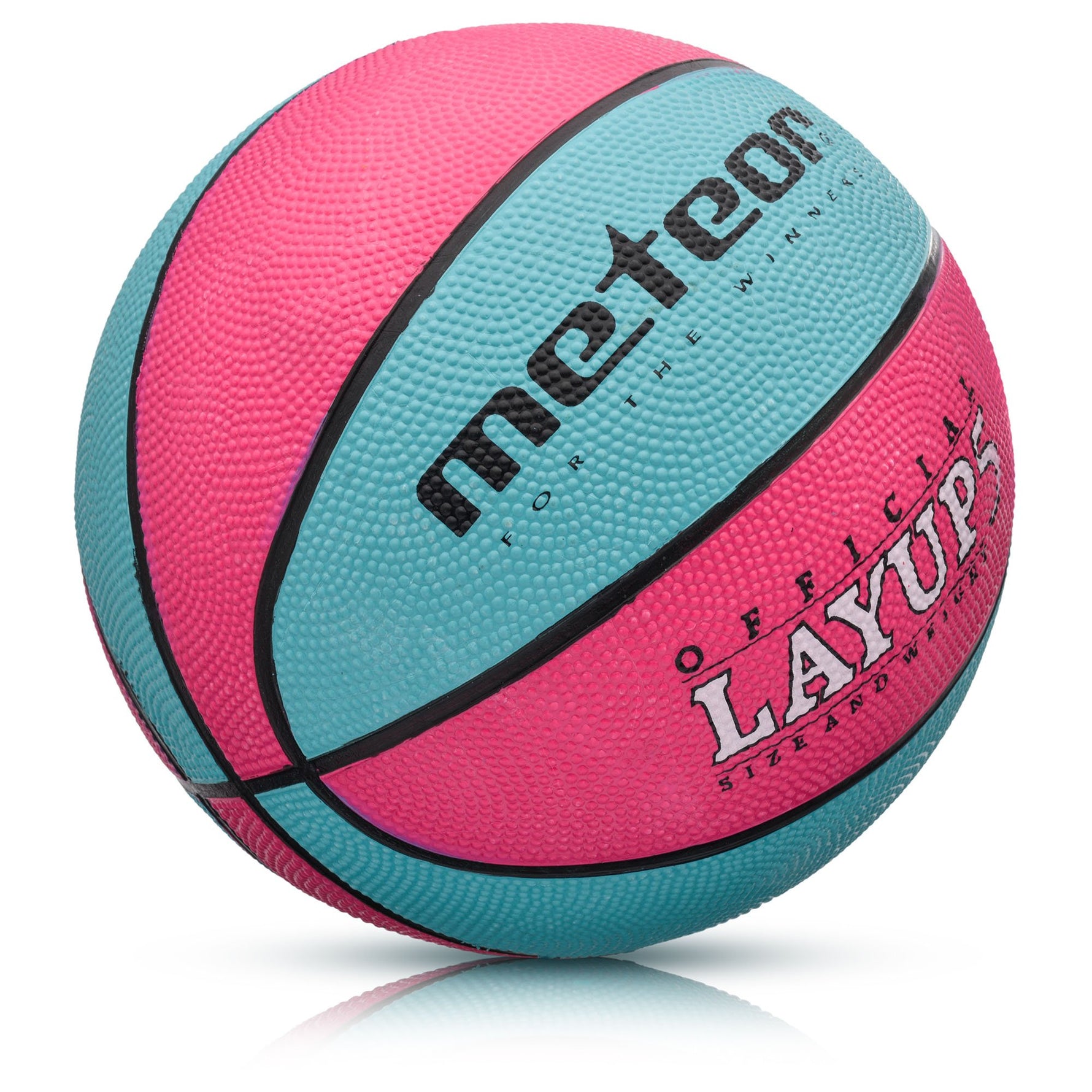 Basketbola bumba Meteor Layup 5 pink / blue