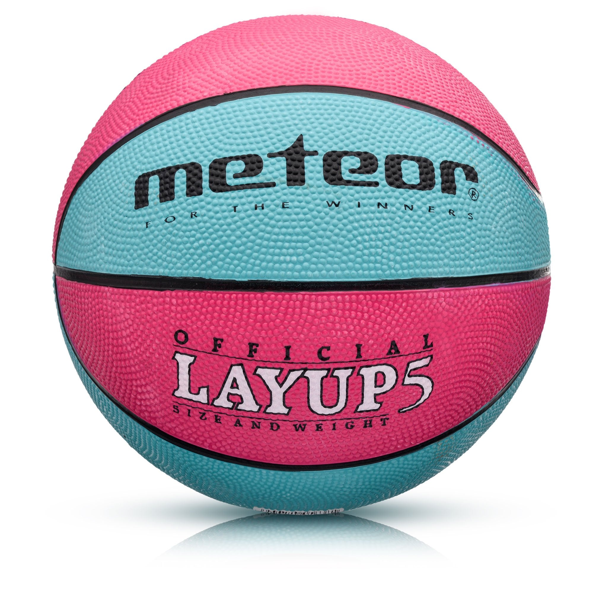 Basketbola bumba Meteor Layup 5 pink / blue