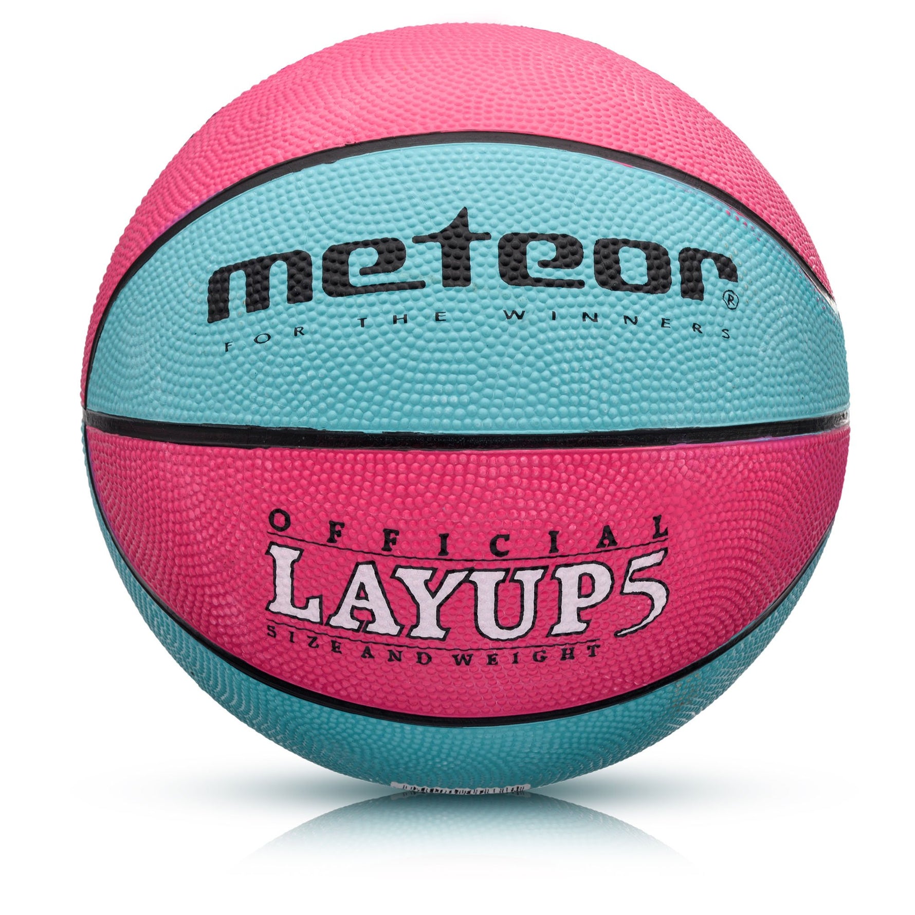 Basketbola bumba Meteor Layup 5 pink / blue