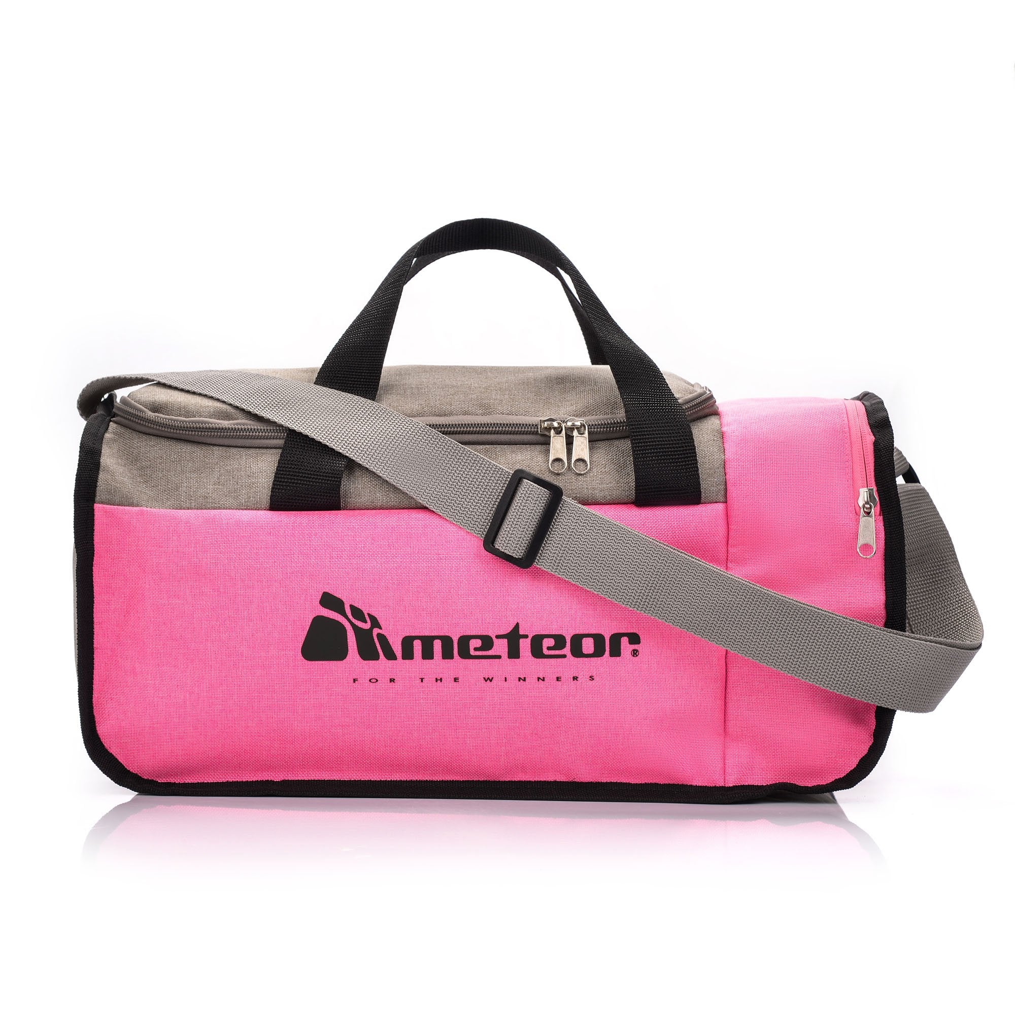 Sporta soma METEOR NEPR 20L pelēks/rozā