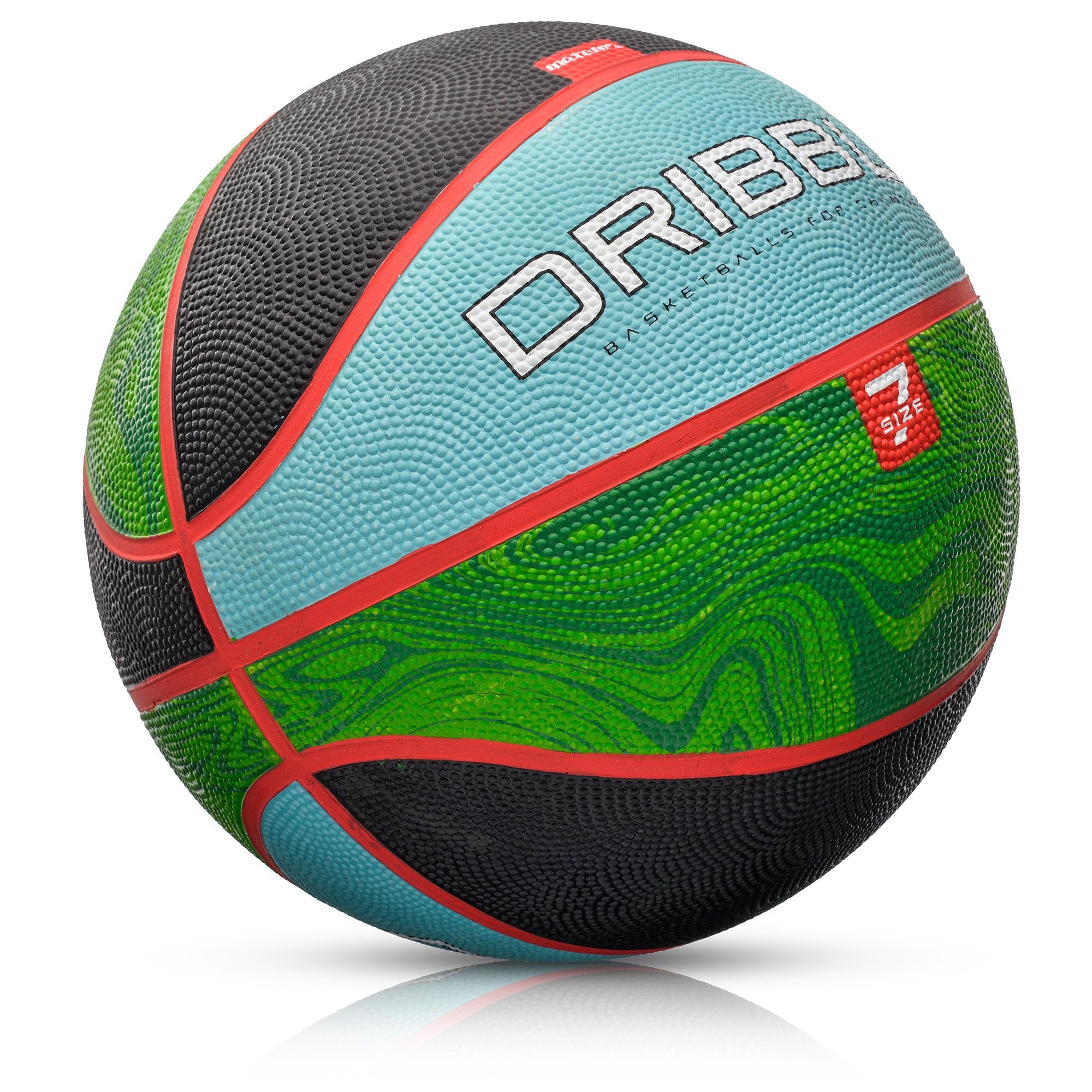 Basketbola bumba METEOR DRIBBLE #7 blue/green