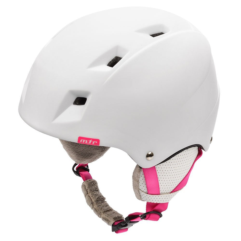 Slēpošanas Ķivere METEOR KIONA white/pink
