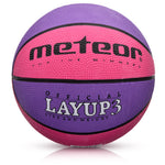 Basketbola bumba METEOR LAYUP 3 pink/purple