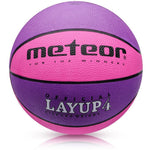 Basketbola bumba METEOR LAYUP 4 pink/purple