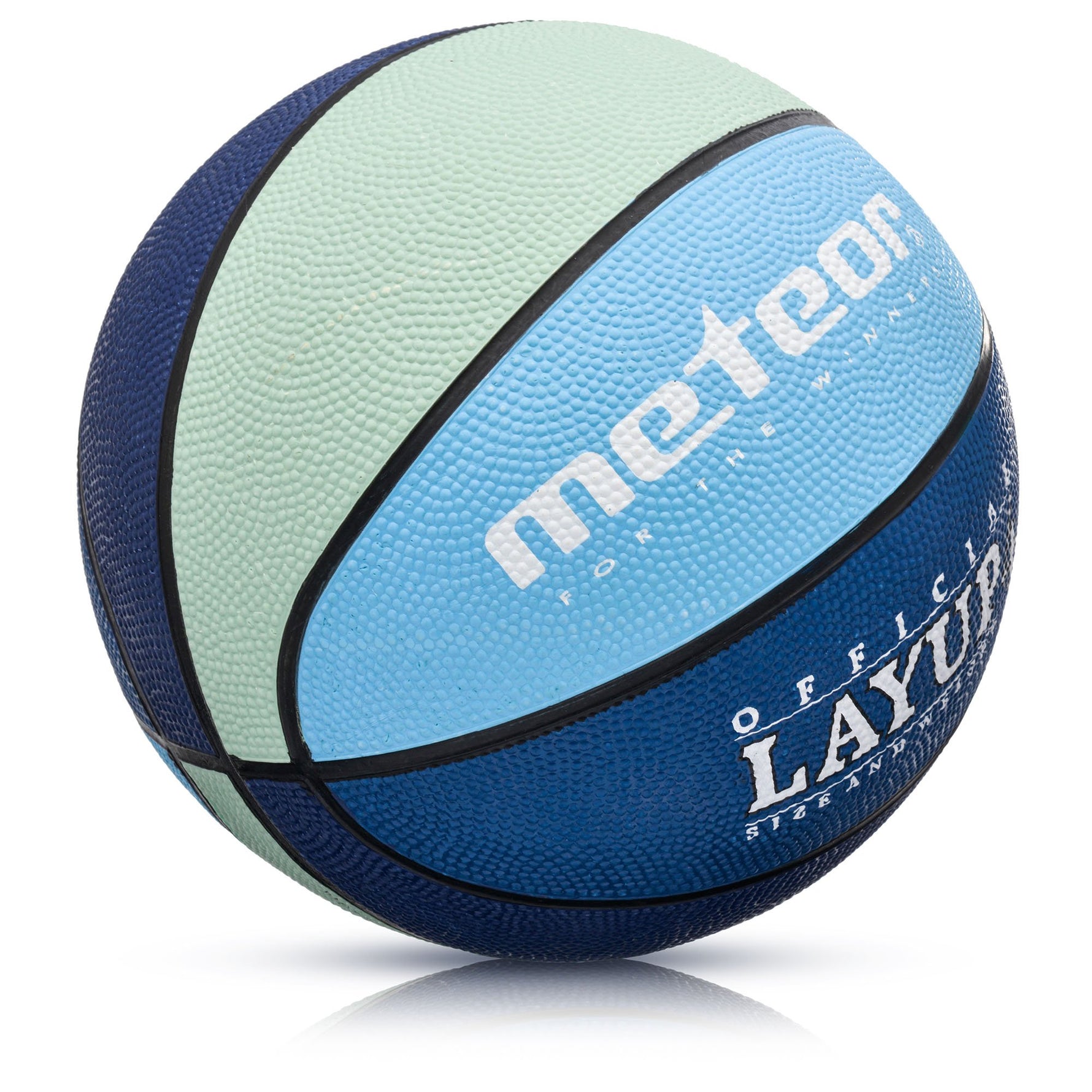 Basketbola bumba METEOR LAYUP 4 blue/grey