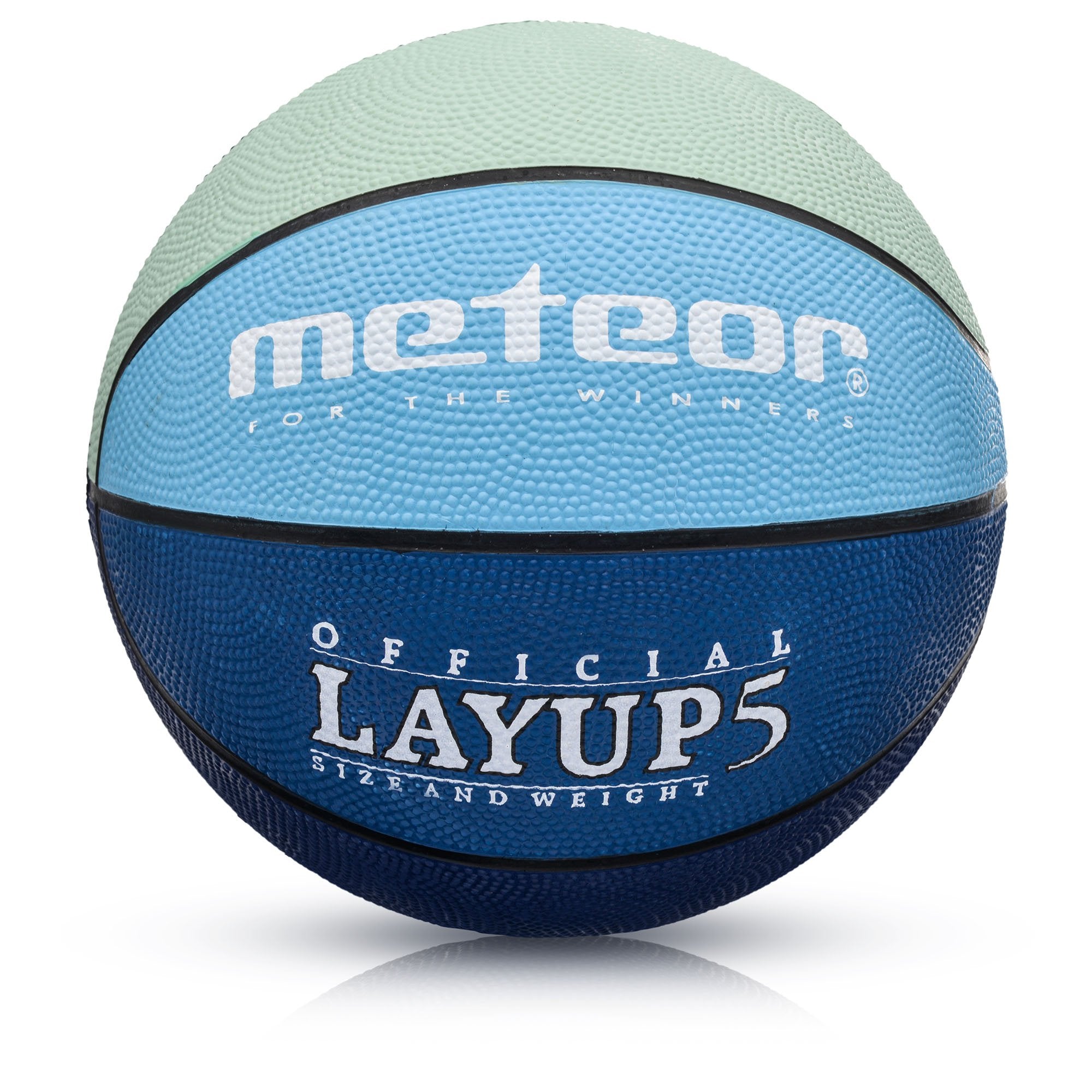 Basketbola bumba METEOR LAYUP 5 blue/grey