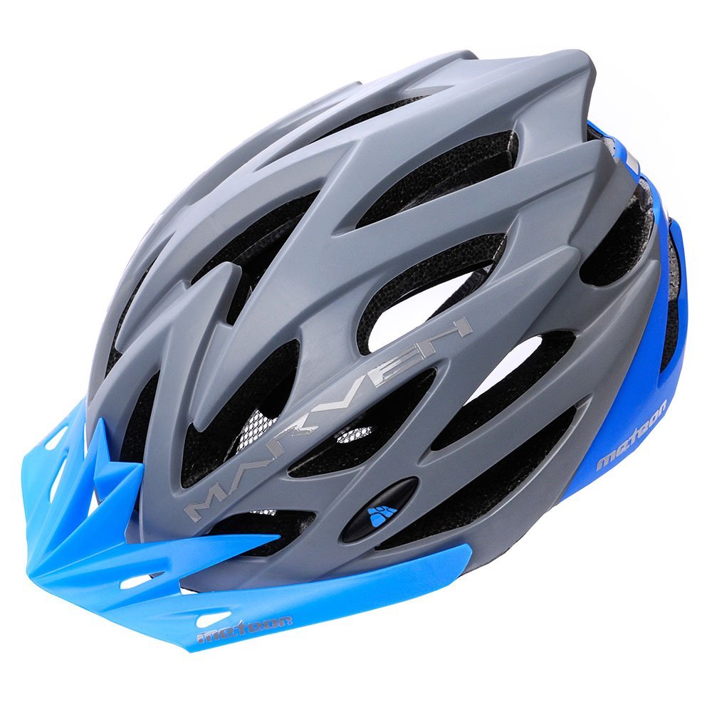Velosipēdistu aizsargķivere MARVEN S 52-56 cm grey/blue