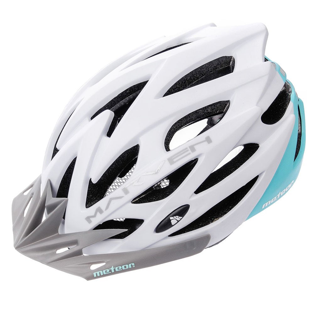 Velosipēdistu aizsargķivere MARVEN L 58-61 cm white/minth