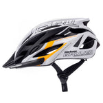 Velosipēdistu aizsargķivere Gruver M 55-58 cm white / black / orange