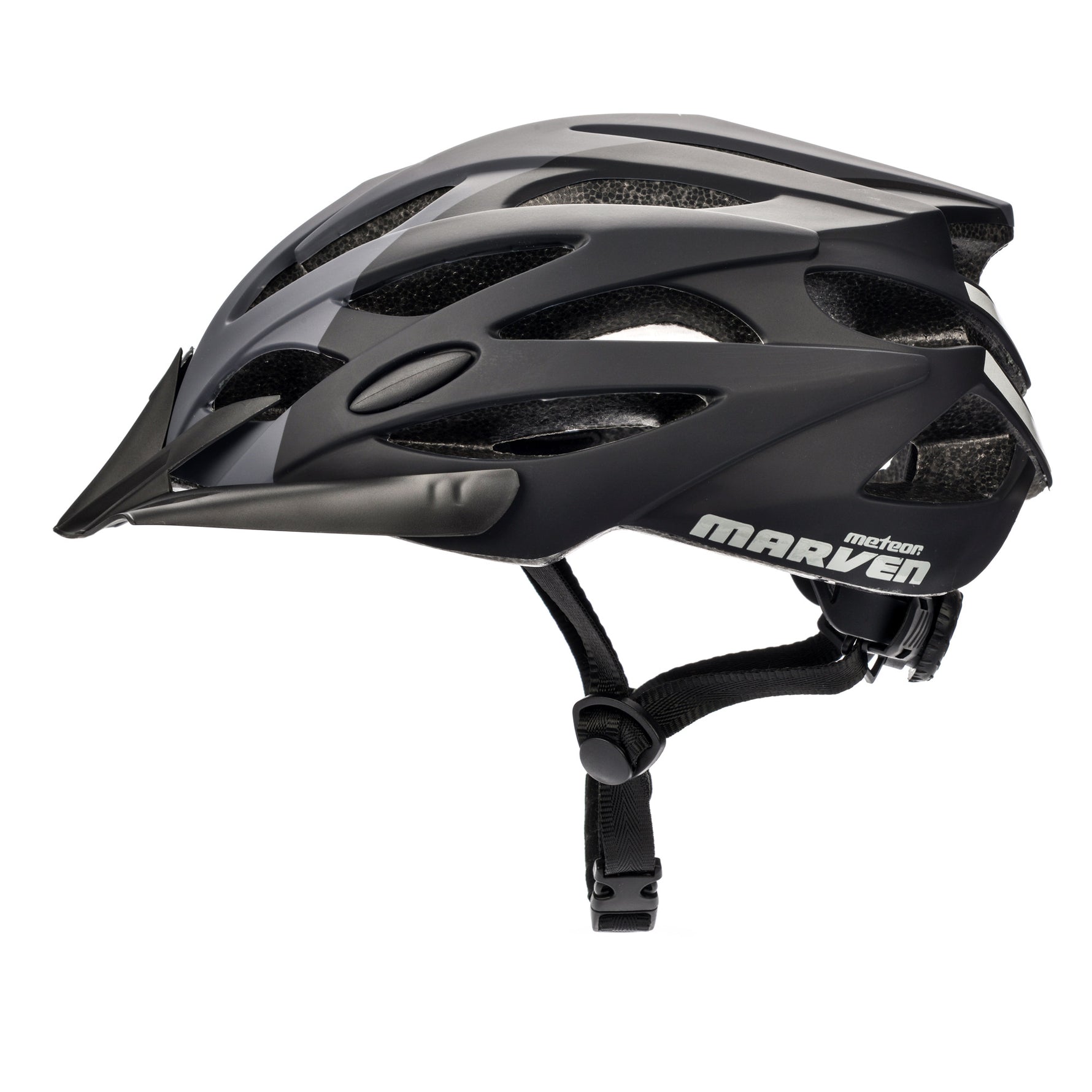 Velosipēdistu aizsargķivere MARVEN M 55-58 cm gray / dark gray / black