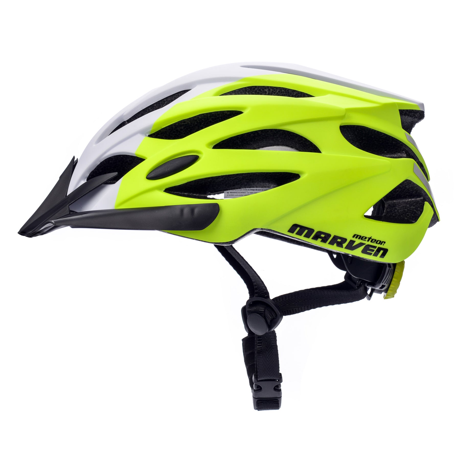 Velosipēdistu aizsargķivere MARVEN M 55-58 cm gray / white / lime