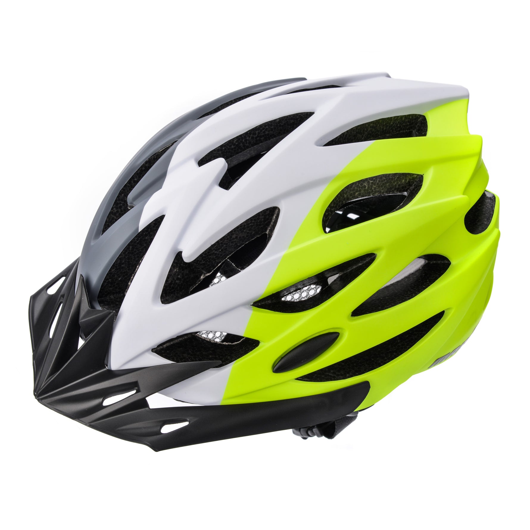 Velosipēdistu aizsargķivere MARVEN M 55-58 cm gray / white / lime