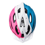 Velosipēdistu aizsargķivere MARVEN L 58-61 cm pink / white / sea