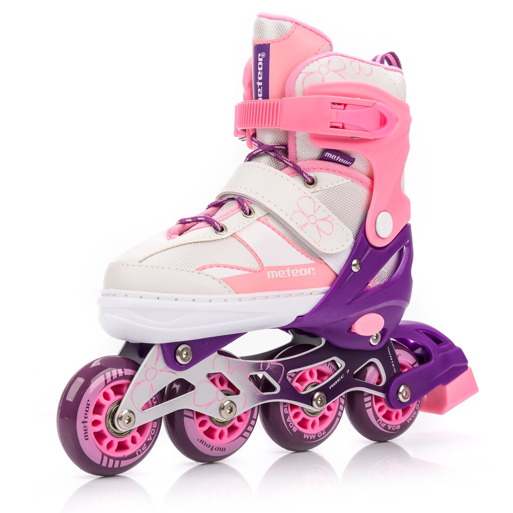 Skrituļslidas Meteor  L 38-41 pink