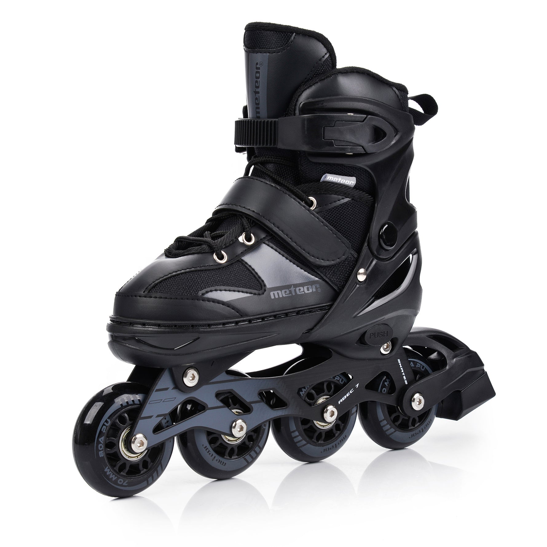 Skrituļslidas Meteor  M 34-37 black