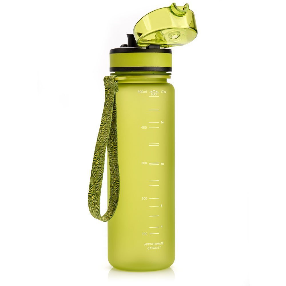Sporta ūdens pudele Meteor 650 ml zaļa