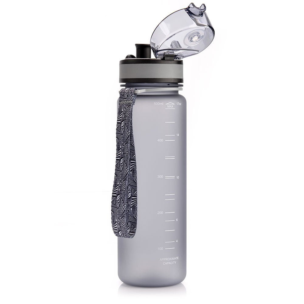 Ūdens pudele Meteor 500 ml gray