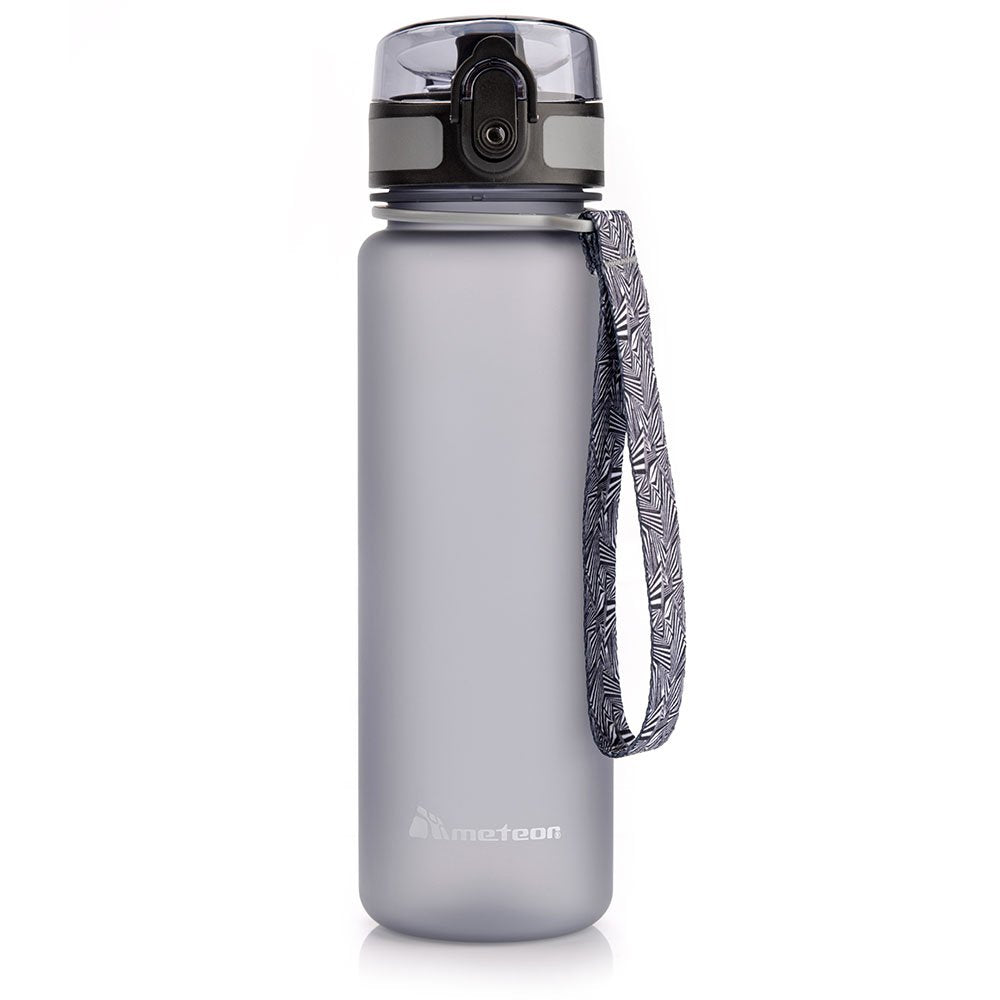 Sporta ūdens pudele Meteor 650 ml pelēka