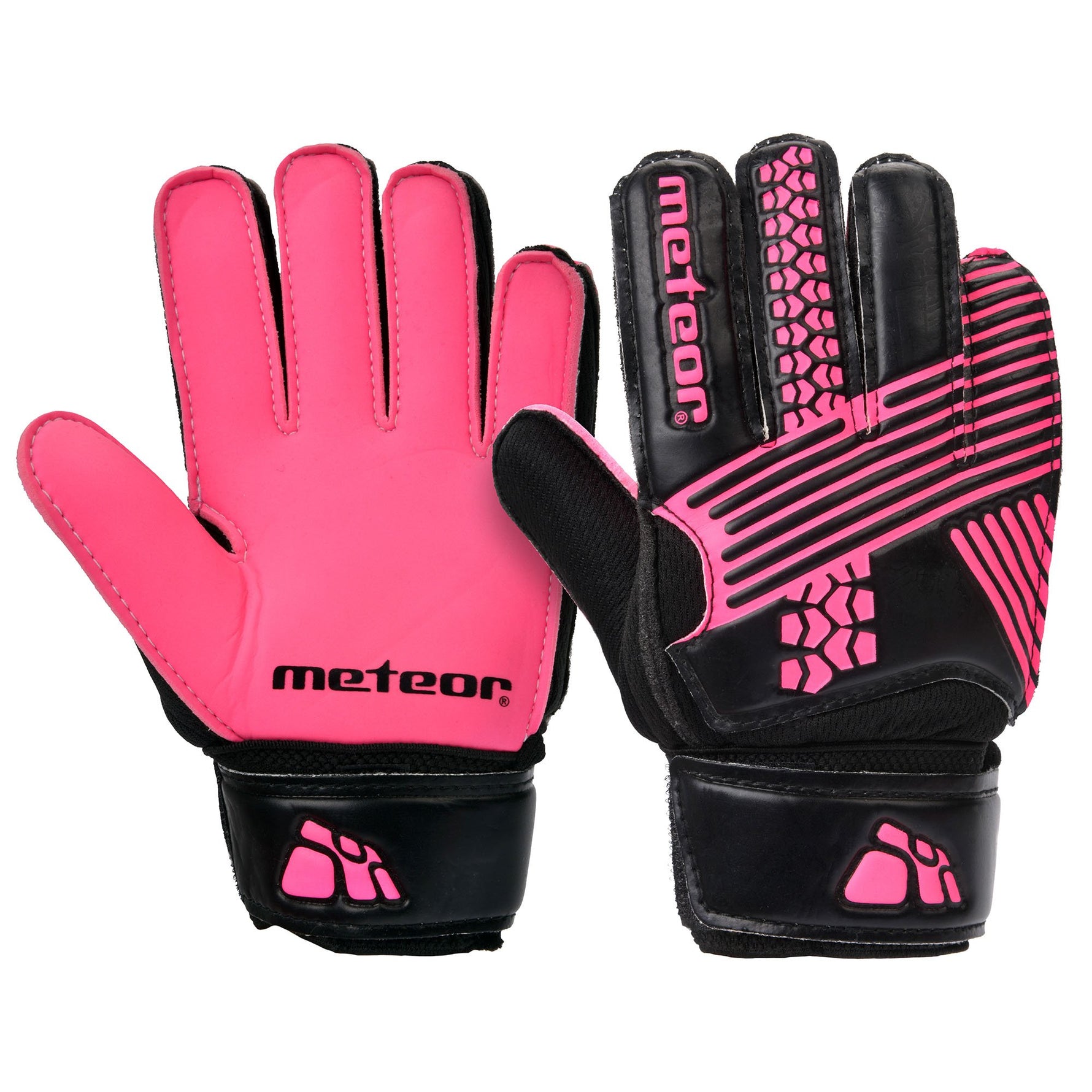 Vārtsargu cimdi Meteor Catch 9 pink