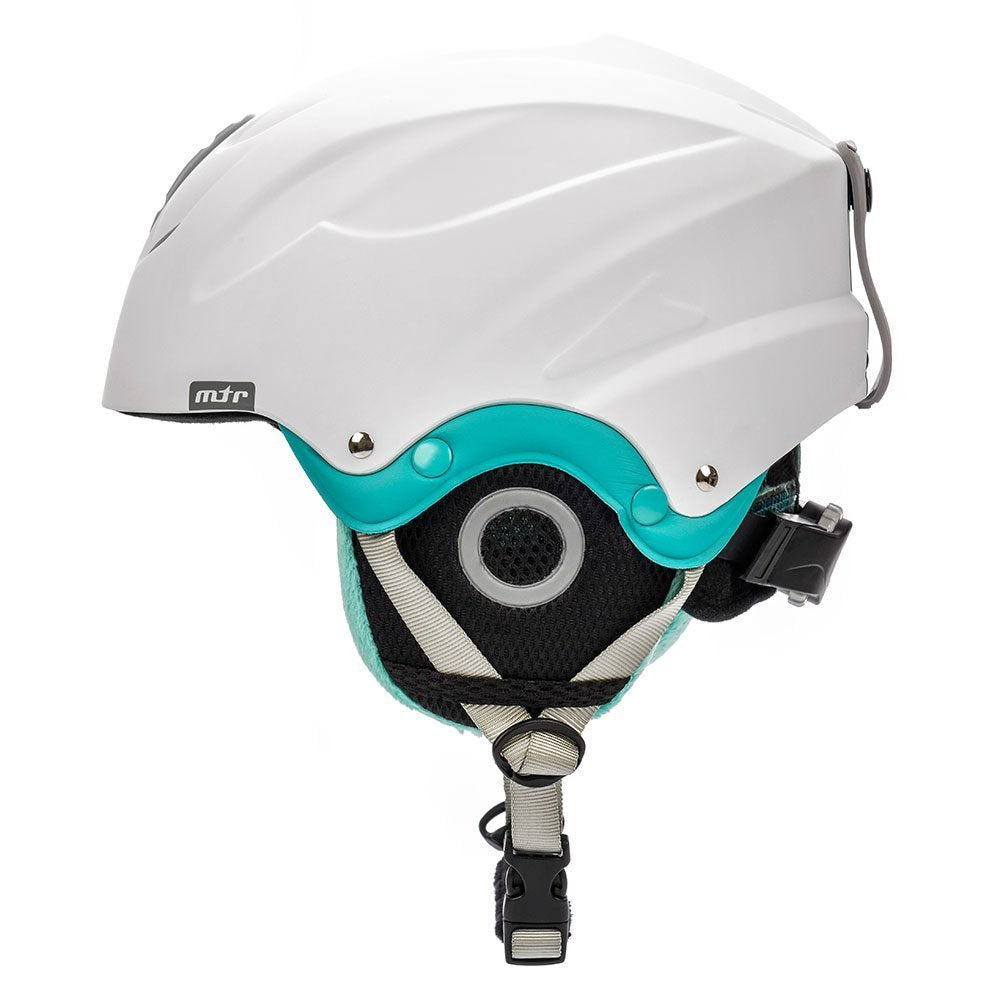 Slēpošanas Ķivere Meteor Lumi M 55-58 cm mint / white
