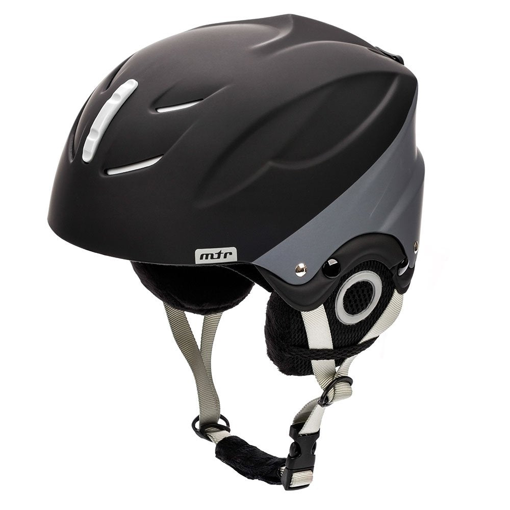 Slēpošanas Ķivere Meteor Lumi L 58-61 cm black / gray