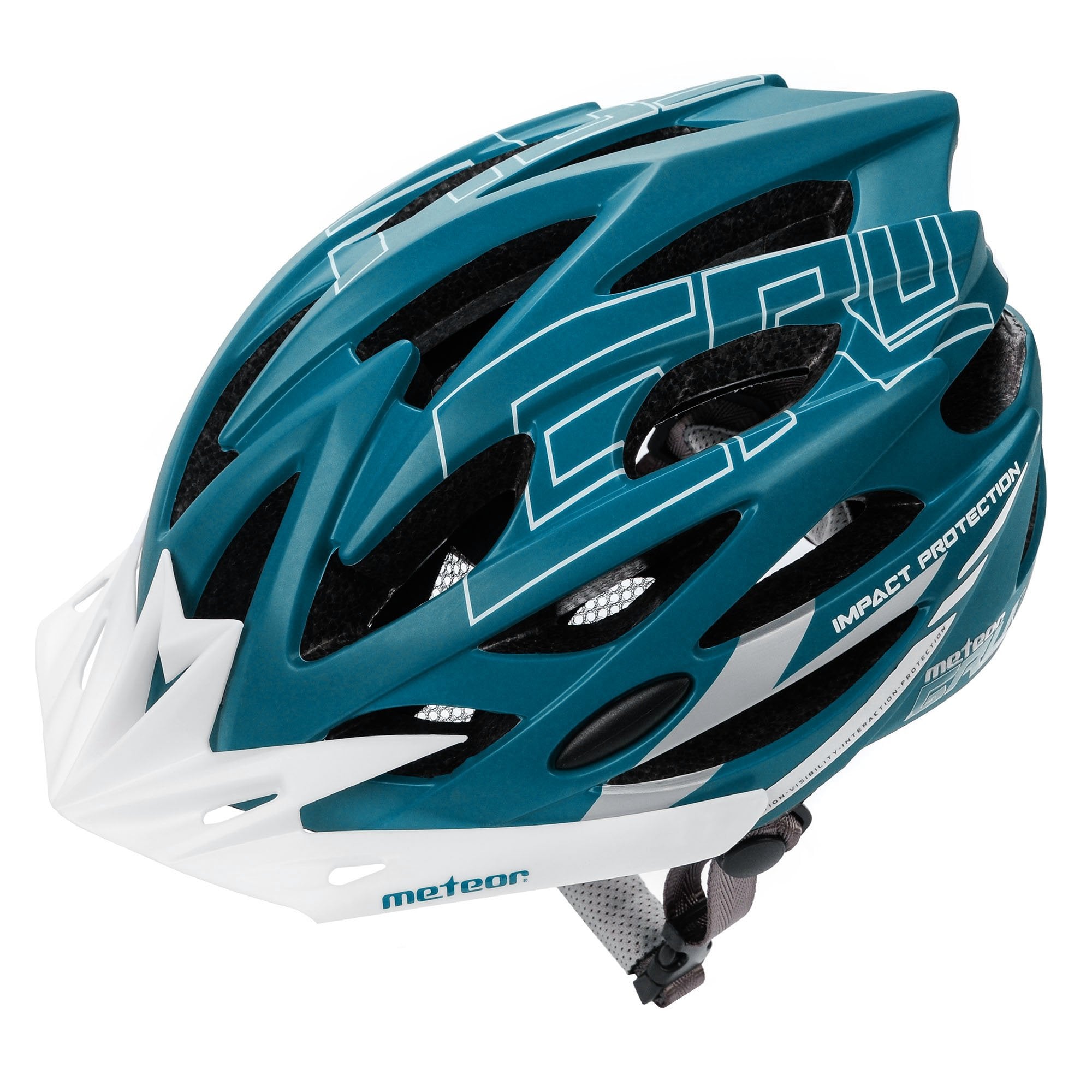 Velosipēdistu aizsargķivere GRUVER S 52-56 cm sea color