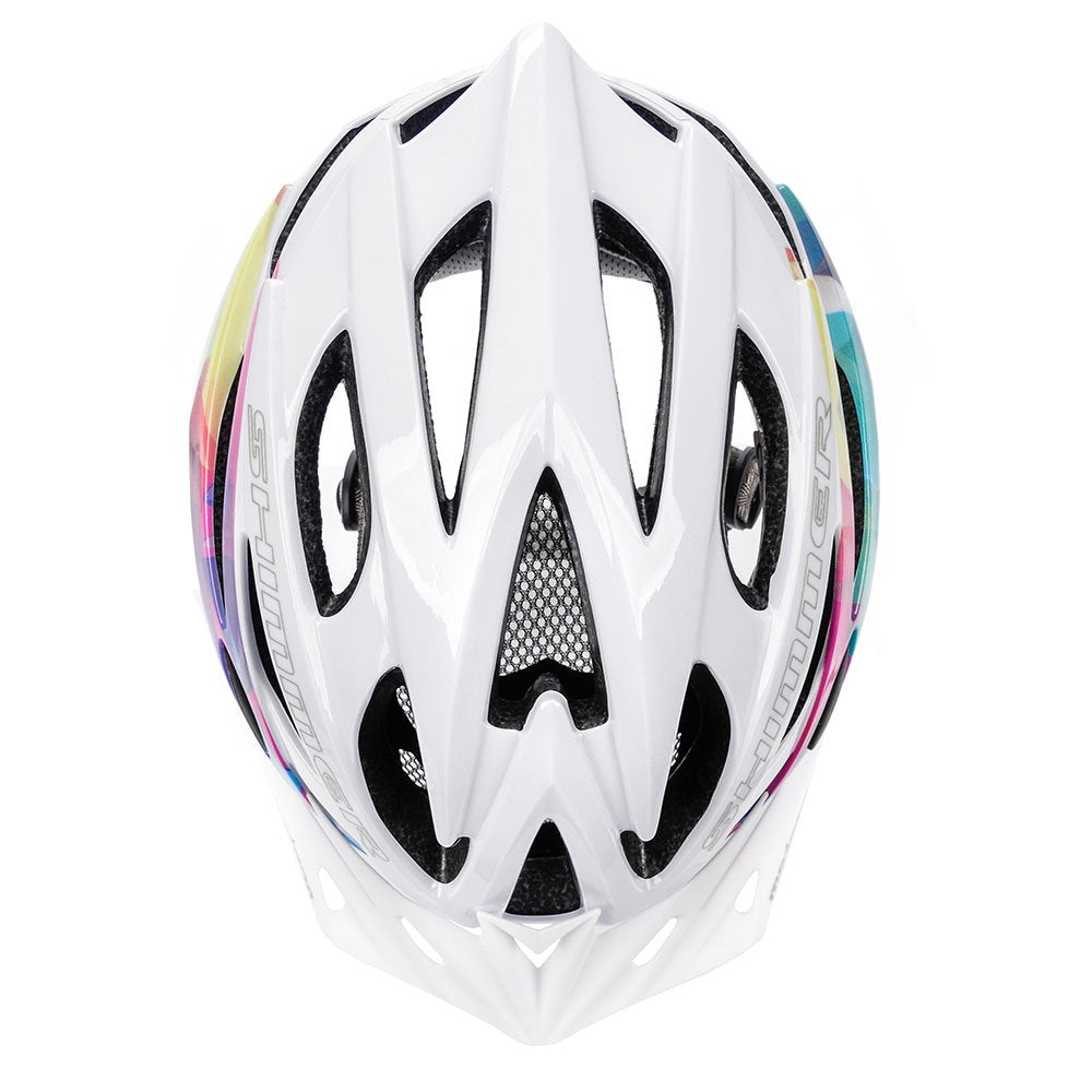 Velosipēdistu aizsargķivere SHIMMER M white IN MOLD