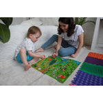 Masāžas ortopēdiskais paklājiņš Ortek "Puzzle Mix" 8 moduļi + Spēle