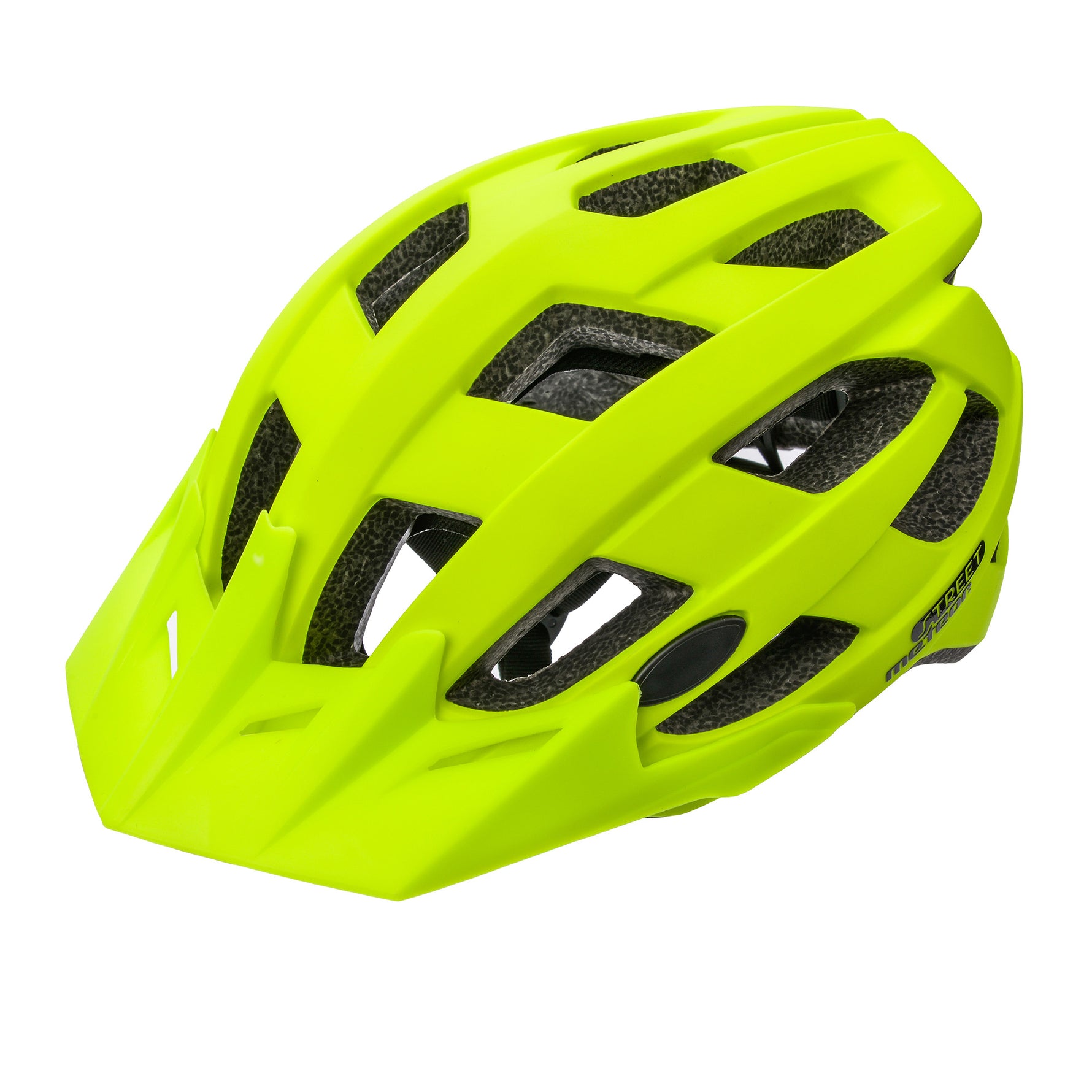 Velosipēdistu aizsargķivere Meteor Street M 55-58 cm neon yellow