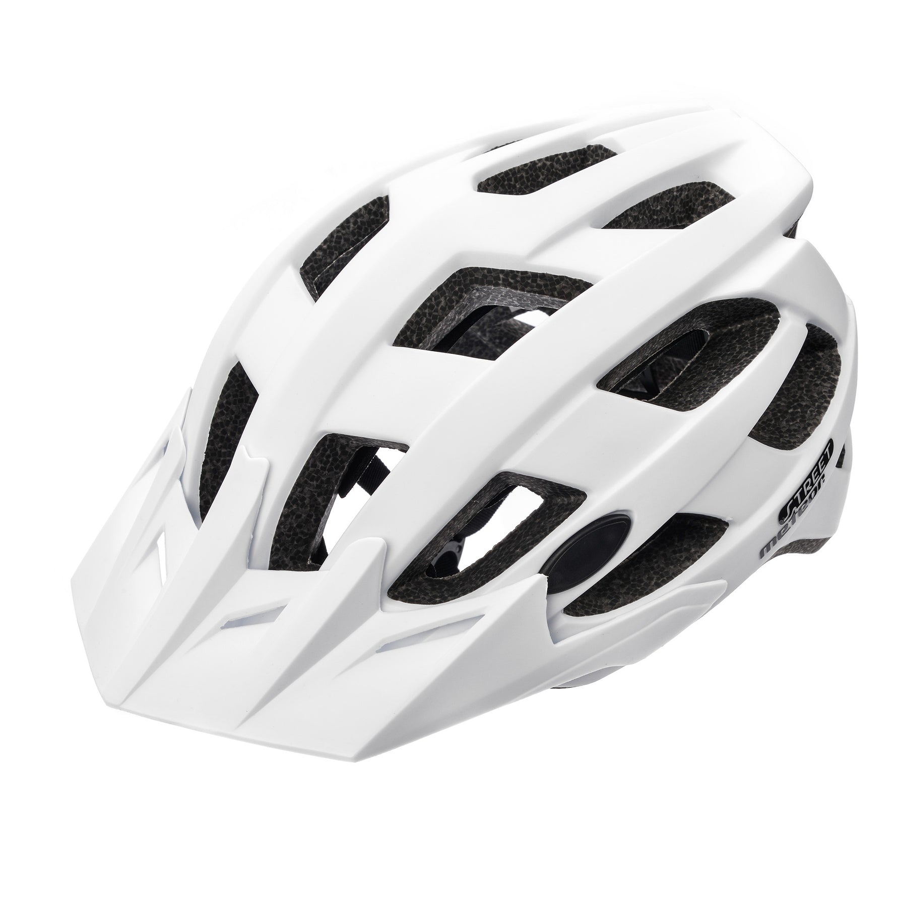Velosipēdistu aizsargķivere Meteor Street L 55-58 cm white