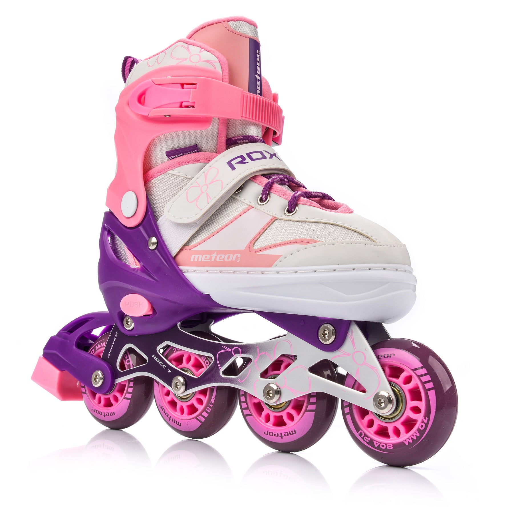 Skrituļslidas Meteor Rox L 38-41 pink