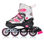 Skrituļslidas Meteor Rox L 38-41 pink / gray
