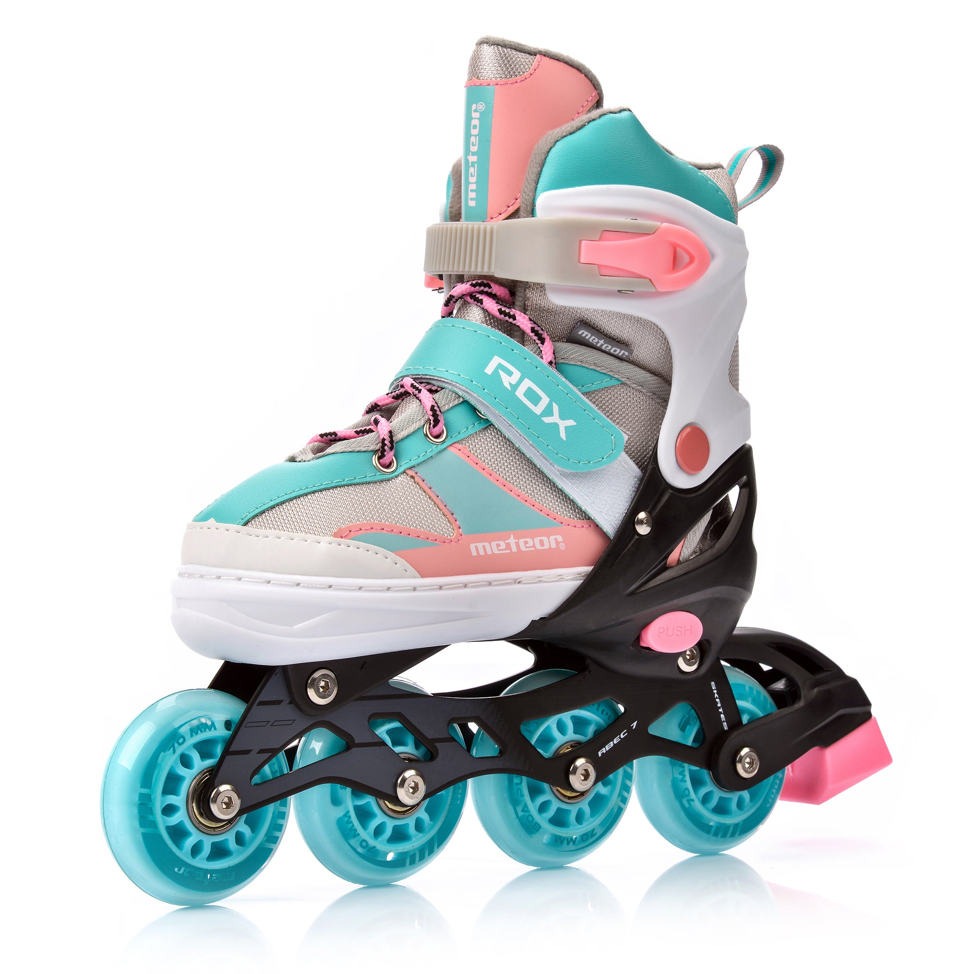 Skrituļslidas Meteor  Rox S 30-33 pink / light blue