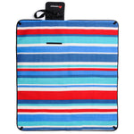 Piknika paklājiņš METEOR L 120x135 cm navy/red/white