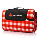 Piknika paklājiņš METEOR 2XL 200x200 cm red white checkered