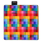 Piknika paklājiņš METEOR XL 180x200 cm multicolor checker